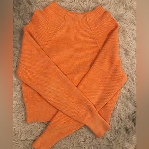 Free People Orange Sweater